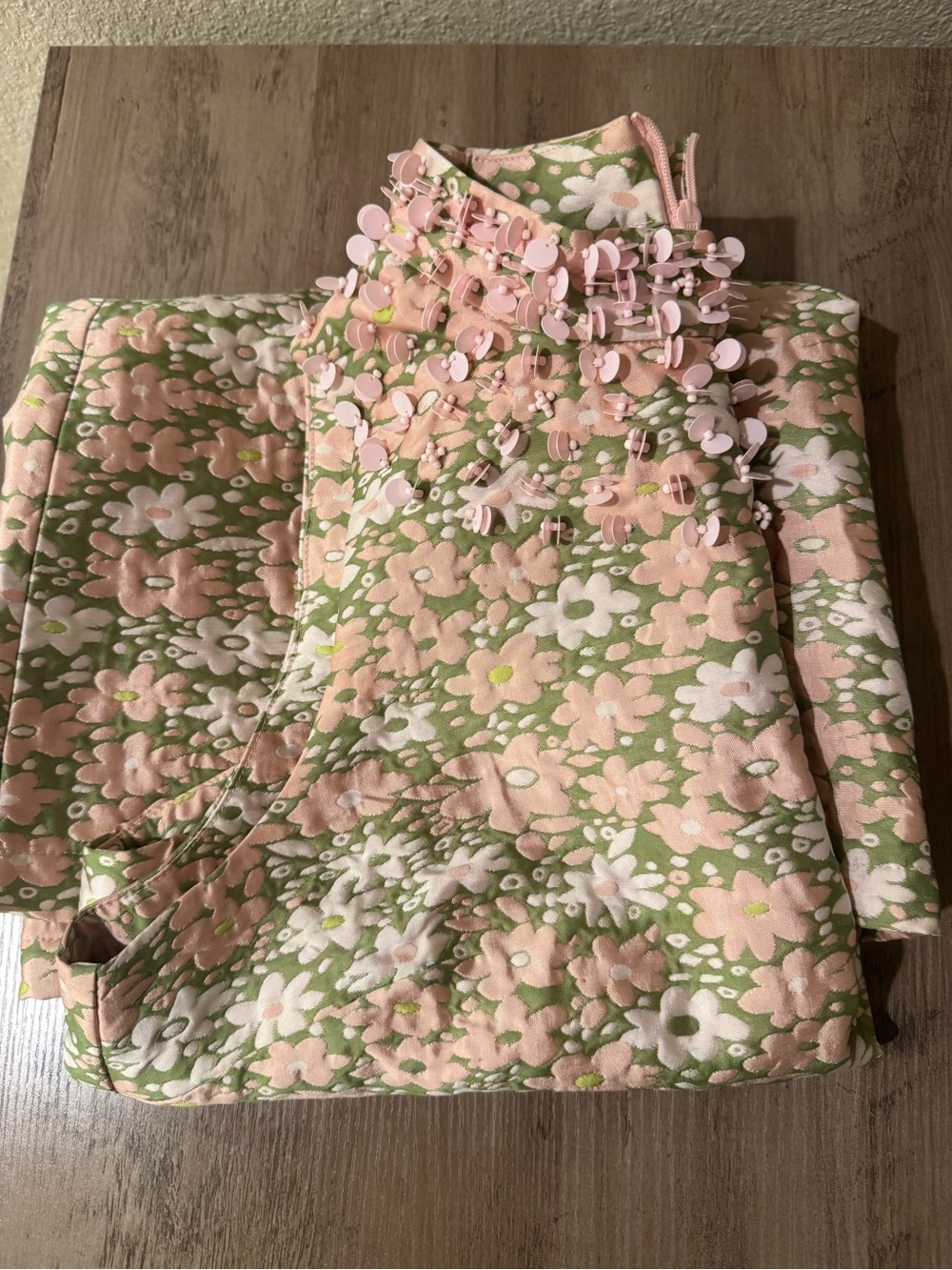 Tuckernuck Sequin Trim Maude Floral Dress Size Large - Picture 10 of 13